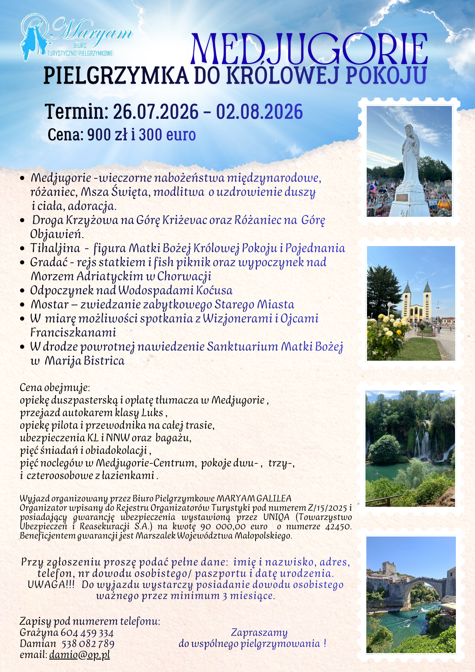 MEDJUGORJE PIELGRZYMKA do KRÓLOWEJ POKOJU3